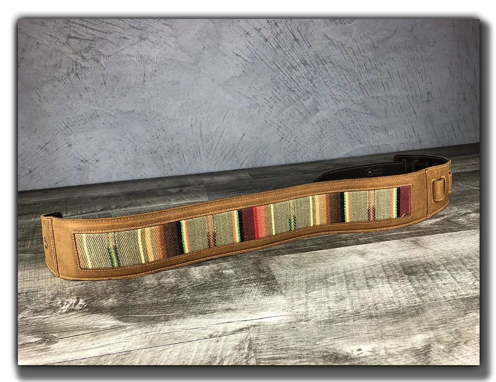 El Camino - Tobacco / Saddle Leather Guitar Strap