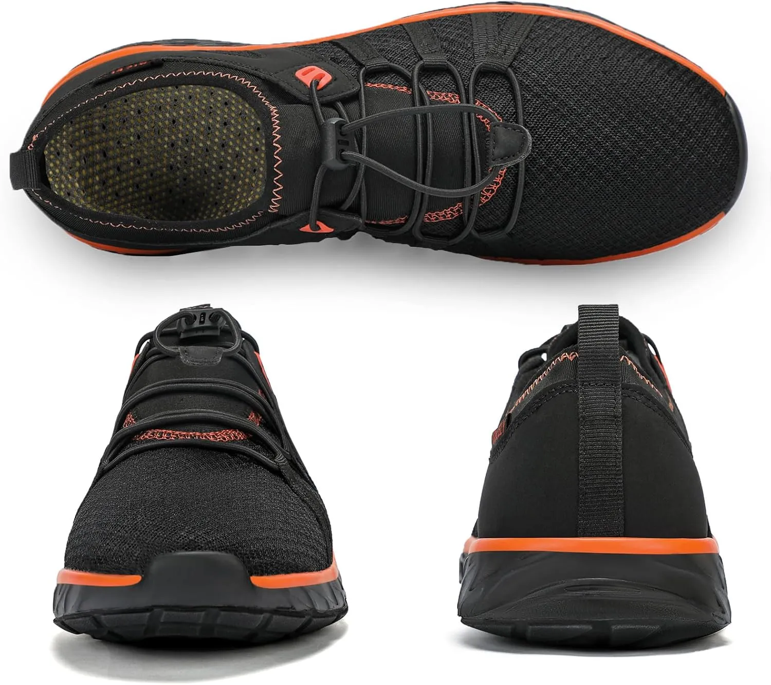 Kricely Water Shoes Men Quick Dry Aqua Shoes Swim Shoes for Men Non-Slip Beach Shoes Outdoor for Surfing