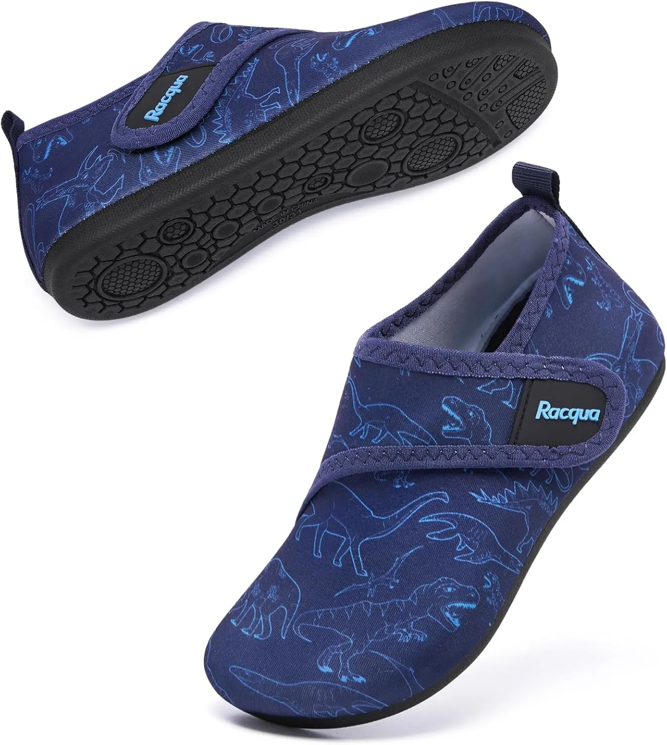 Racqua Toddler Kids Water Shoes Lightweight Swim Shoes Quick Dry Aqua Shoes Beach Pool for Boy's Girl's (Toddler/Little/Big Kid)