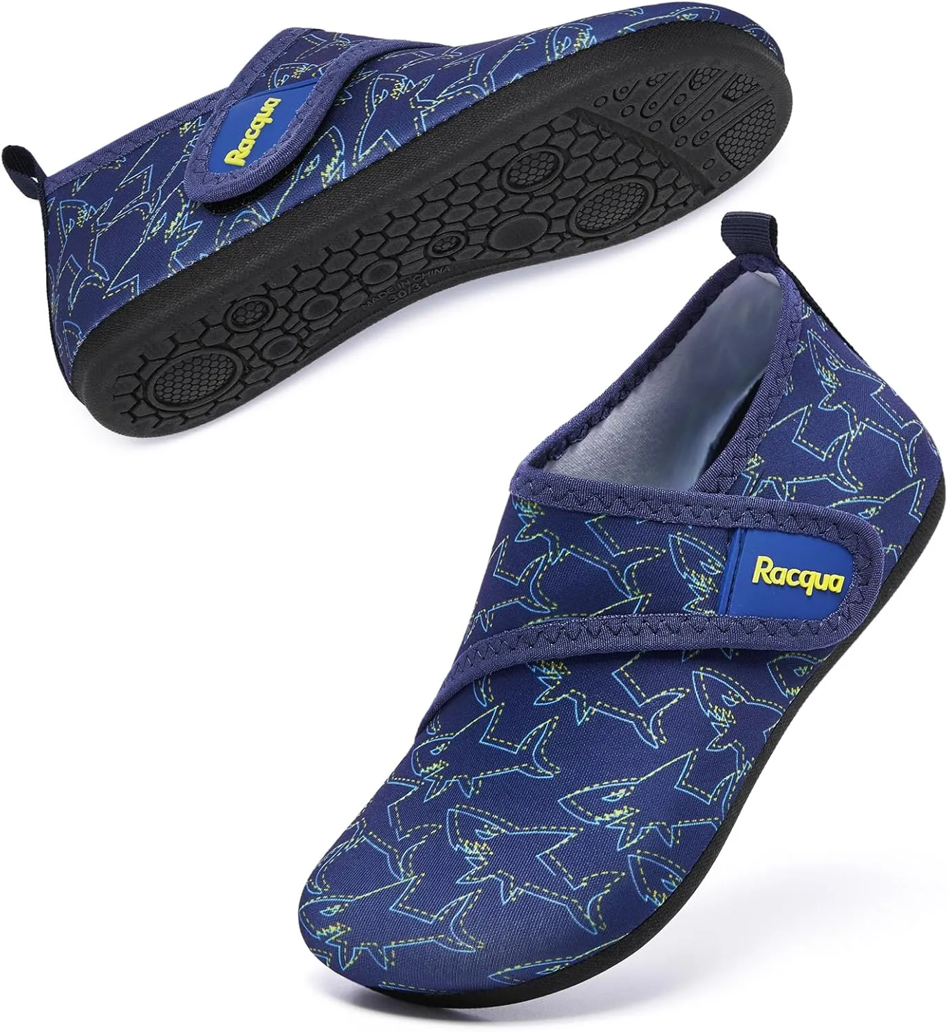 Racqua Toddler Kids Water Shoes Lightweight Swim Shoes Quick Dry Aqua Shoes Beach Pool for Boy's Girl's (Toddler/Little/Big Kid)